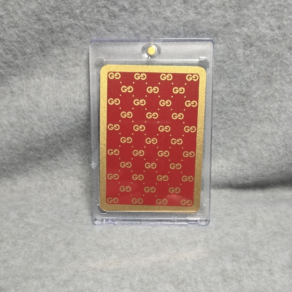 Gucci King of Hearts Playing Card in a Protective Case